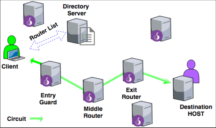 Tor Network System Architecture